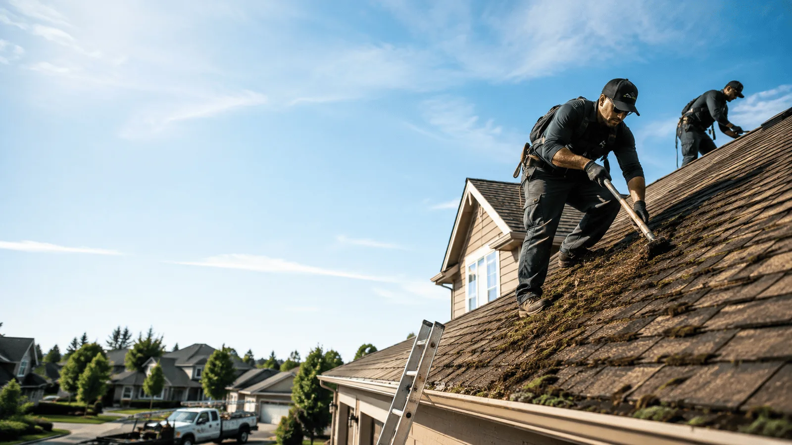 Roof Moss Removal in Gardendale, TX near me